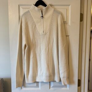 MENS Barbour Cream Knit Sweater